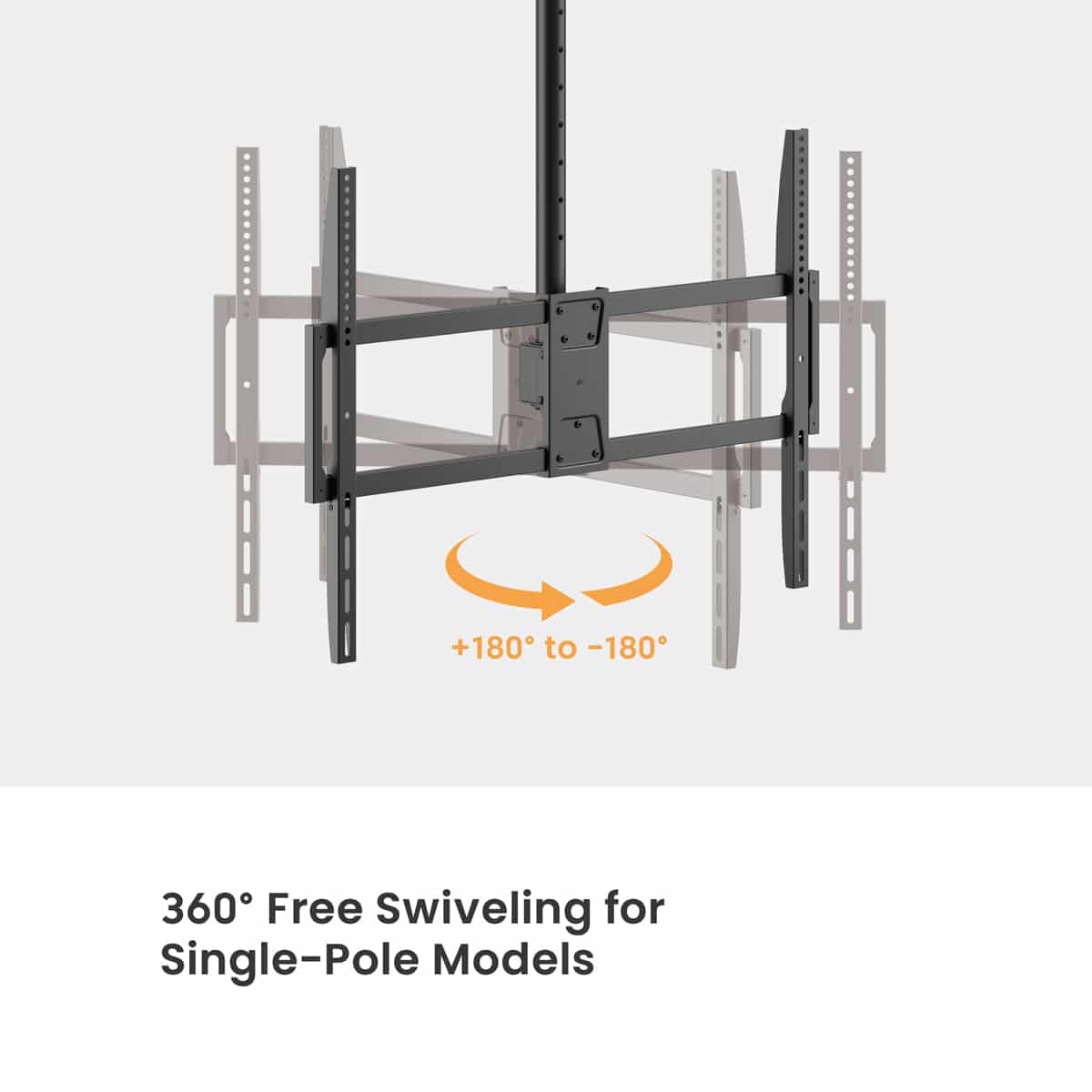 BRATECK βάση τηλεόρασης οροφής PLB-CE1568XL, 50-100", έως 80kg, heavy duty - Image 7