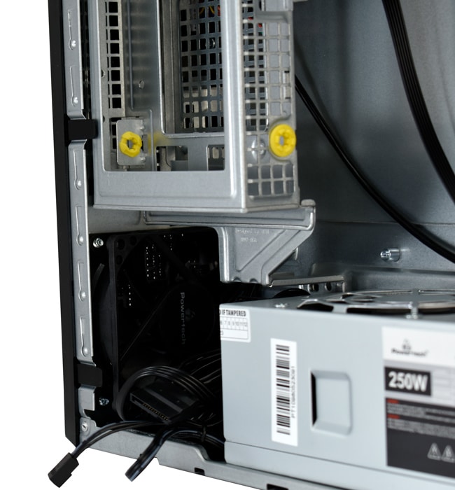 POWERTECH PC Case PT-1098 με 250W PSU, Mini-ITX, 280x93x290mm, μαύρο - Image 5