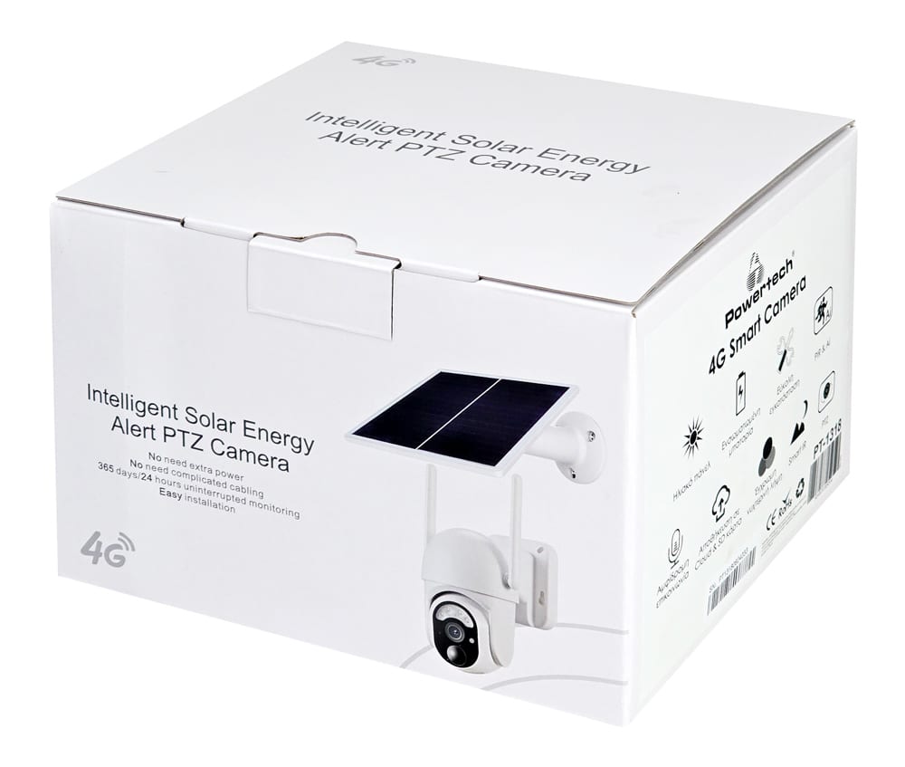 POWERTECH smart ηλιακή κάμερα κυνηγού PT-1318, 3MP, 4G, PTZ, SD, IP65 - Image 4