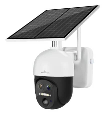 POWERTECH smart ηλιακή κάμερα PT-1497, dual lens, 3MP, 4G, PTZ, SD, IP65