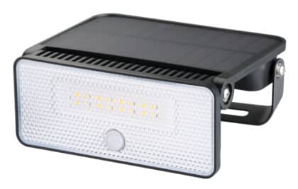POWERTECH LED ηλιακό φωτιστικό PT-1517 με αισθητήρα κίνησης, 8W, 1800mAh, μαύρο