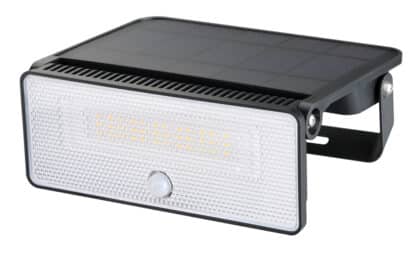 POWERTECH LED ηλιακό φωτιστικό PT-1518 με αισθητήρα κίνησης, 12W, 3600mAh, μαύρο