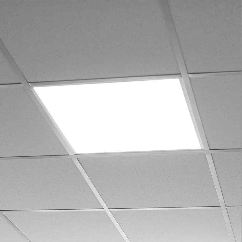 POWERTECH LED panel ψευδοροφής PT-1533, 40W, 59.5x59.5cm, τετράγωνο, 4000K, 4000lm, λευκό - Image 2