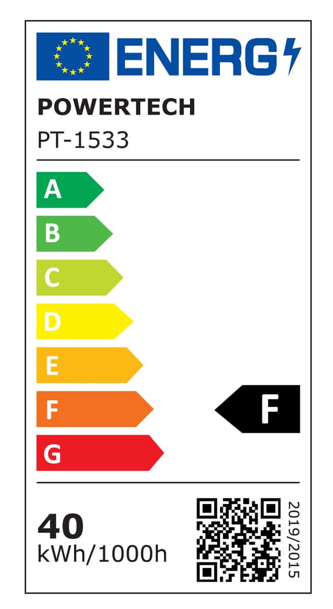 POWERTECH LED panel ψευδοροφής PT-1533, 40W, 59.5x59.5cm, τετράγωνο, 4000K, 4000lm, λευκό - Image 5