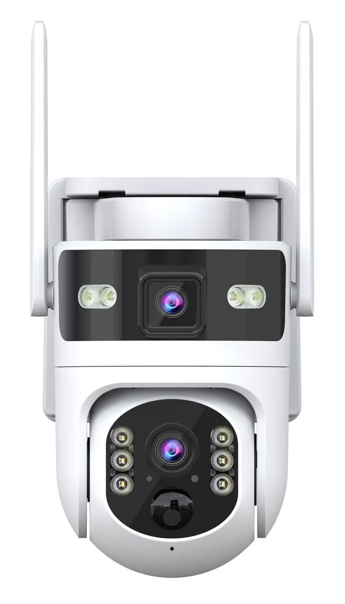 POWERTECH smart ηλιακή κάμερα PT-1547, dual lens, 4MP, 4G, PTZ, SD, IP65 - Image 2