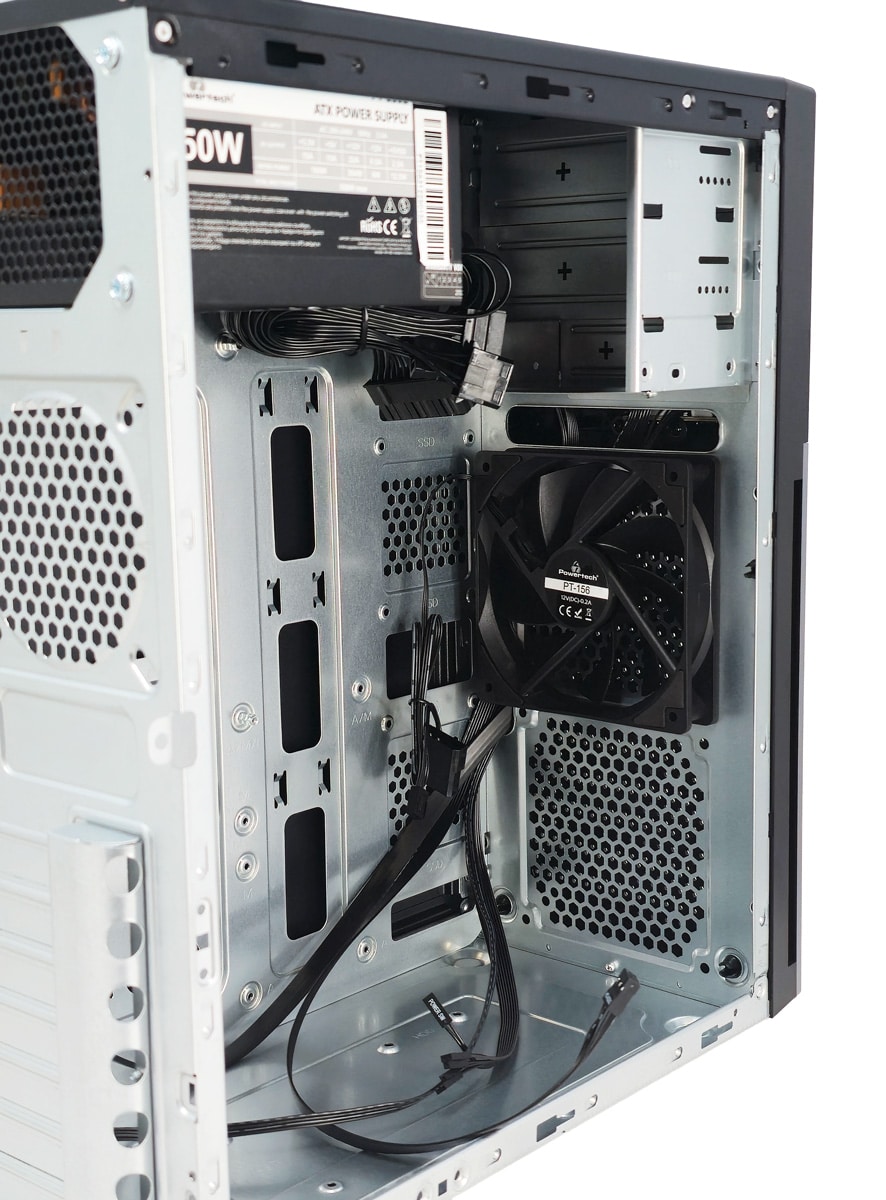 POWERTECH PC Case PT-1563 με 550W PSU, ATX Midi, 376.6x175x408.5mm, μαύρο - Image 3