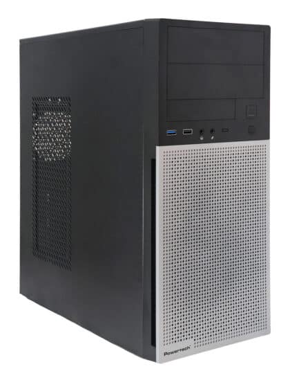 POWERTECH PC Case PT-1563 με 550W PSU, ATX Midi, 376.6x175x408.5mm, μαύρο
