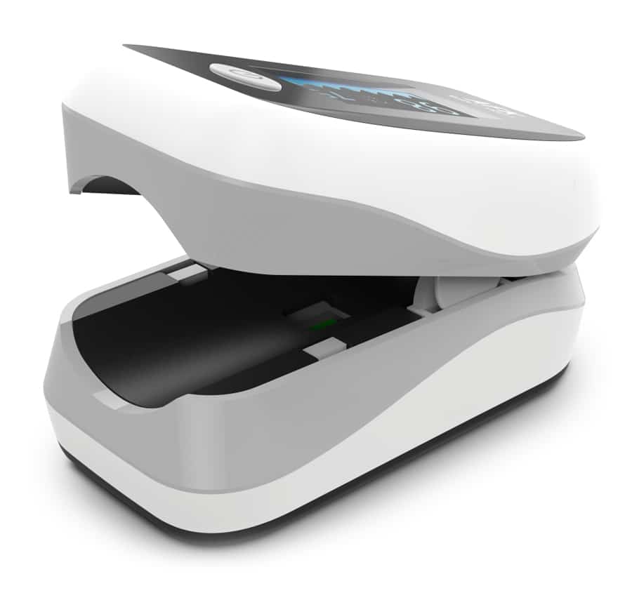 POWERTECH παλμικό οξύμετρο δακτύλου PT-922, OLED οθόνη, λευκό - Image 2