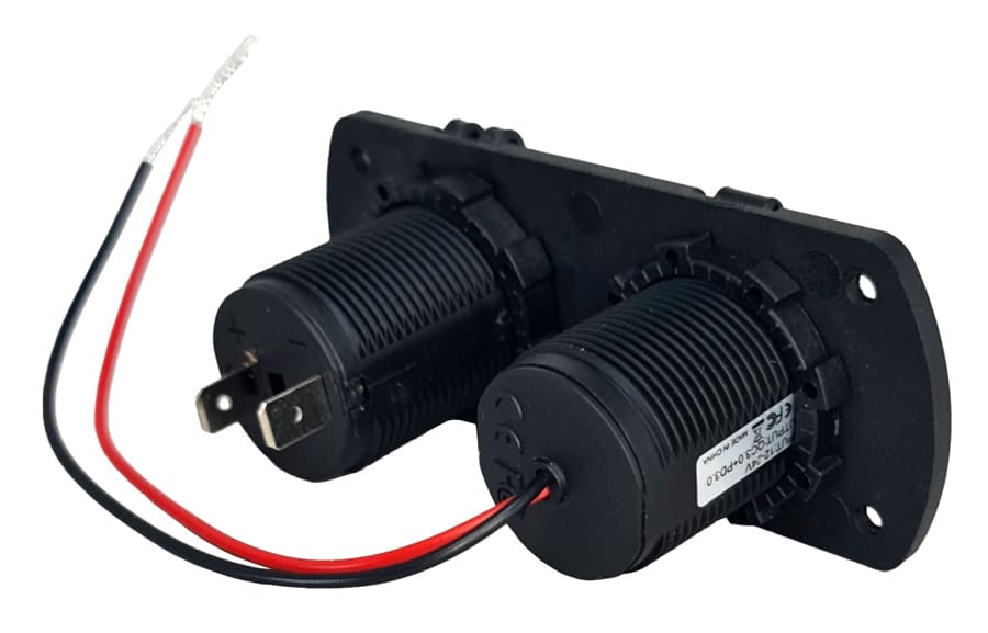 POWERTECH πρίζα 12V για σκάφη & οχήματα PTL-002, USB/USB-C, οθόνη, IP65 - Image 3