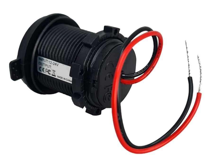 POWERTECH πρίζα USB για σκάφη & οχήματα PTL-003, 2x USB, 24W, IP65 - Image 3
