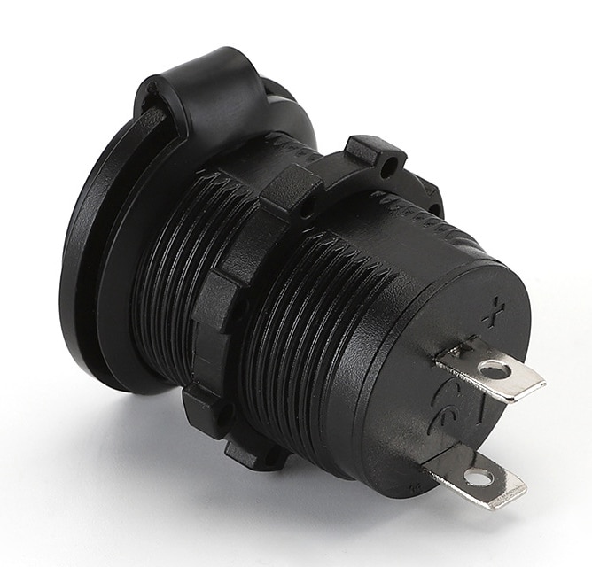 POWERTECH πρίζα αναπτήρα για σκάφη & οχήματα PTL-010, μπλε LED, 12V - Image 4