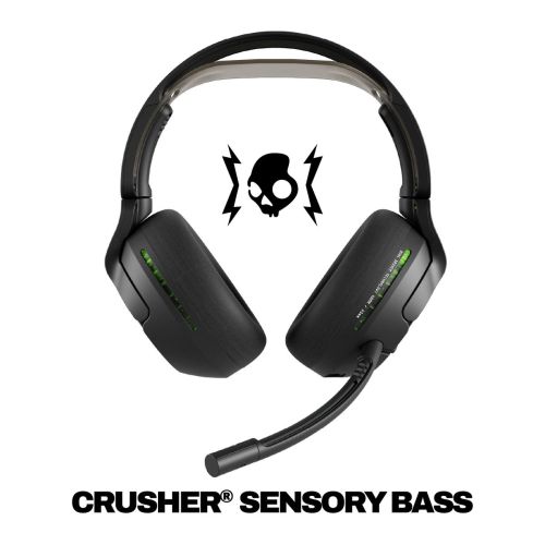 Ασύρματα ακουστικά Bluetooth Skullcandy Crusher PLYR 720 Over-ear με μικρόφωνο, BT 5.3, για XBOX, Μαύρο EU (S6PXW-T964) - Image 2
