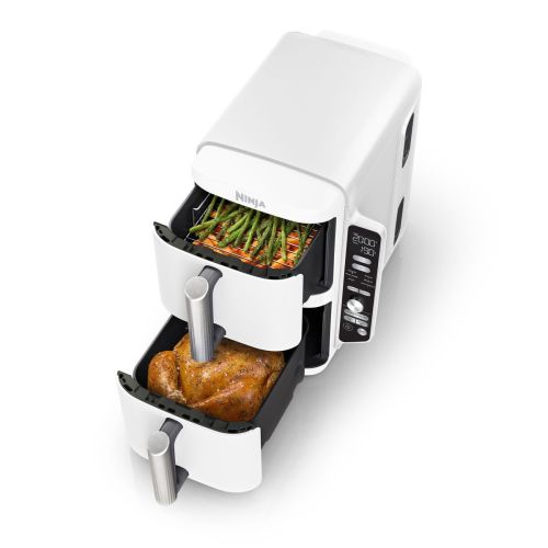 Ninja Foodi Κάθετo Air Fryer με Διπλό Συρτάρι 9,5L Λευκή EU SL400EU - Image 3