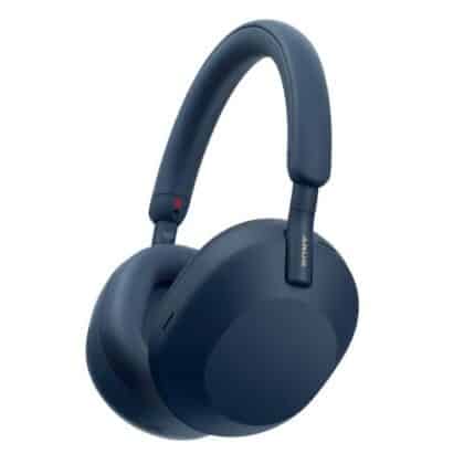 Ασύρματα ακουστικά Bluetooth Over-Ear Sony WH-1000XM5, BT 5.0, TWS, με ακύρωση θορύβου, μπλε EU