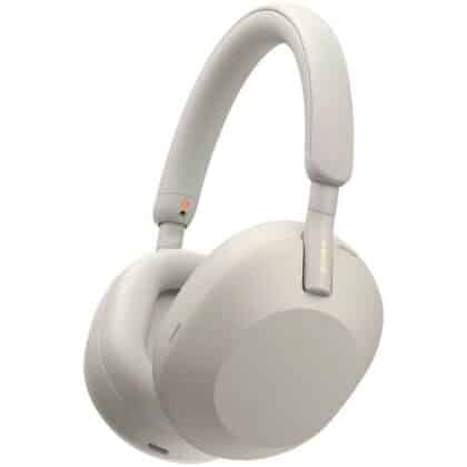 Ασύρματα ακουστικά Bluetooth Over-Ear Sony WH-1000XM5, BT 5.0, TWS, με ακύρωση θορύβου, ασημί EU