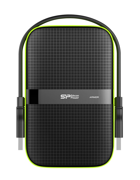 SILICON POWER εξωτερικός HDD Armor A60, 2TB, USB 3.2, πράσινος - Image 3