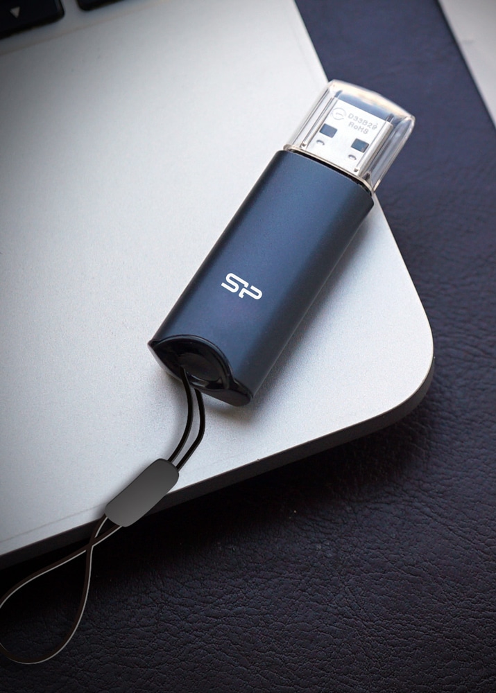 Μονάδα Flash USB SILICON POWER Marvel M02, 256GB, USB 3.2, μπλέ - Image 2