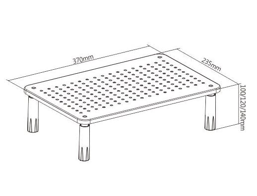 BRATECK επιτραπέζια βάση οθόνης/laptop STB-086, 13-32", έως 20kg - Image 6