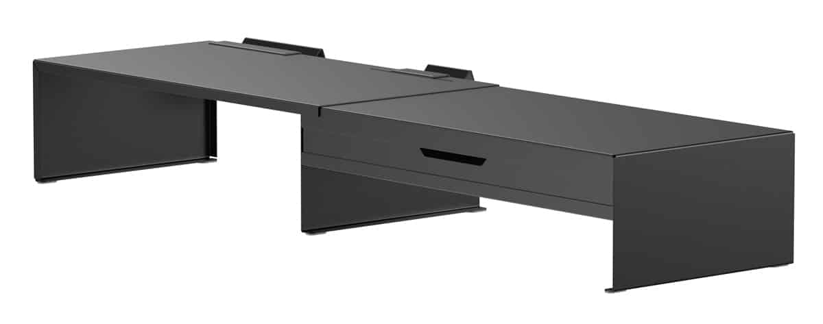 BRATECK επιτραπέζια βάση για οθόνη/laptop/smartphone/tablet STB-128-02 με συρτάρι, 13-32", έως 20kg, heavy duty, μαύρη - Image 8