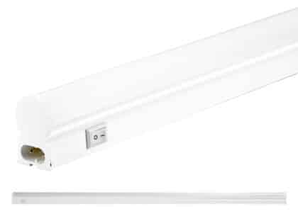 POWERTECH LED φωτιστικό τοίχου T5-0001-090 12W, 4000K, 90cm, IP20, λευκό