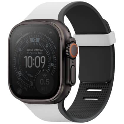 Λουράκι ρολογιού UNIQ Revix IV Premium Apple Watch 49/46/45/44mm Edition Αναστρέψιμο με μαγνητικό λουράκι γκρι-μαύρο
