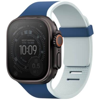 Λουράκι ρολογιού UNIQ Revix IV Premium Apple Watch 49/46/45/44mm Edition Αναστρέψιμο με μαγνητικό λουράκι, μπλε-μπλέ