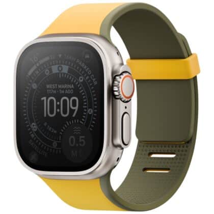 Λουράκι ρολογιού UNIQ Revix IV Premium Apple Watch 49/46/45/44mm Edition Αναστρέψιμο Μαγνητικό κίτρινο-πράσινο