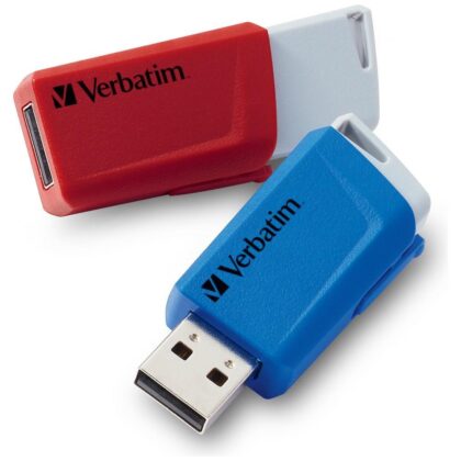 Στρίβοι Verbatim Store `n` Click USB 3.0 32GB 2 τεμάχια κόκκινο/μπλε 49308