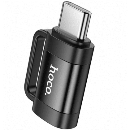 Προσαρμογέας Lightning σε USB-C Hoco UA31E, Μαύρος