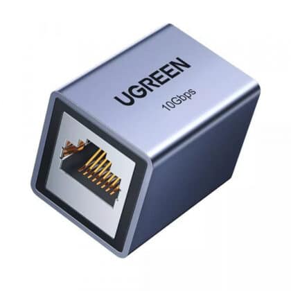 Προσαρμογέας Ethernet UGREEN NW261, RJ45 σε RJ45, Μαύρος