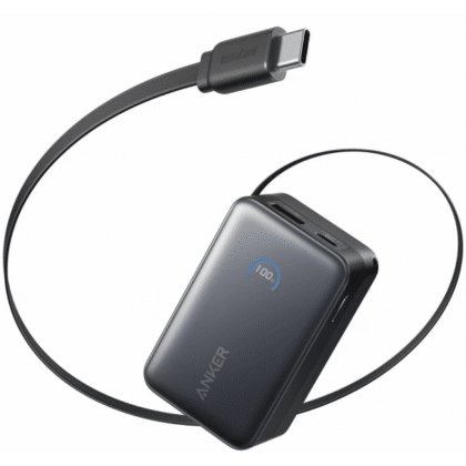 Τροφοδοτικό Anker Nano, 10000mAh, 45W, QC + PD, Μαύρο A1638H11