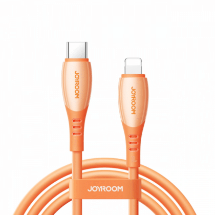 Καλώδιο USB-C σε Lightning Joyroom S-A59 Vibrant, 30W, 2.4A, 1.2m, Πορτοκαλί