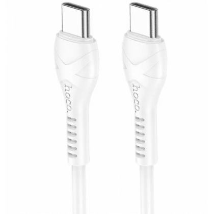 Καλώδιο USB-C σε USB-C Hoco X37, 60W, 3A, 1m, Λευκό