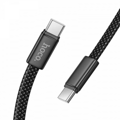 Καλώδιο USB-C σε USB-C Hoco X125, 60W, 3A, 1m, Μαύρο