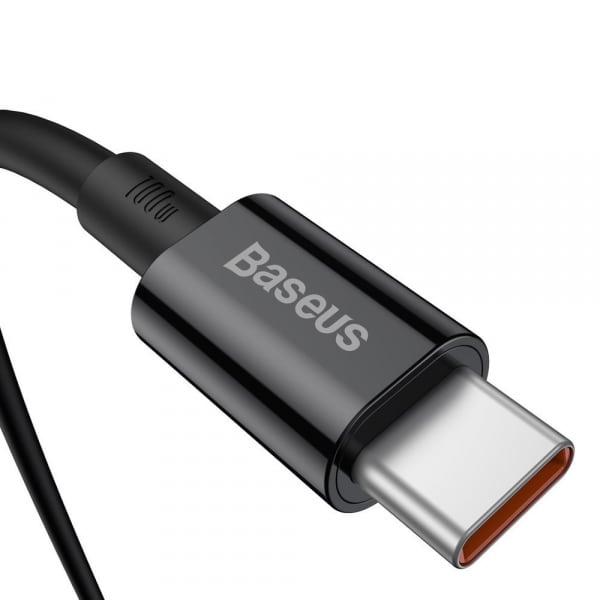 Καλώδιο USB-C σε USB-C Baseus Superior Series, 100W, 5A, 1m, Μαύρο CATYS-B01 - Image 2