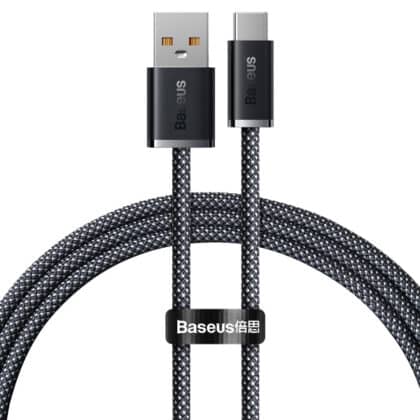 Καλώδιο USB-A σε USB-C Baseus Dynamic Series, 100W, 5A, 1m, Γκρι CALD000616