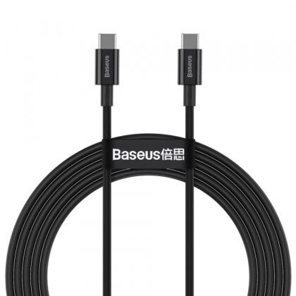 Καλώδιο USB-C σε USB-C Baseus Superior Series, 100W, 5A, 2m, Μαύρο CATYS-C01