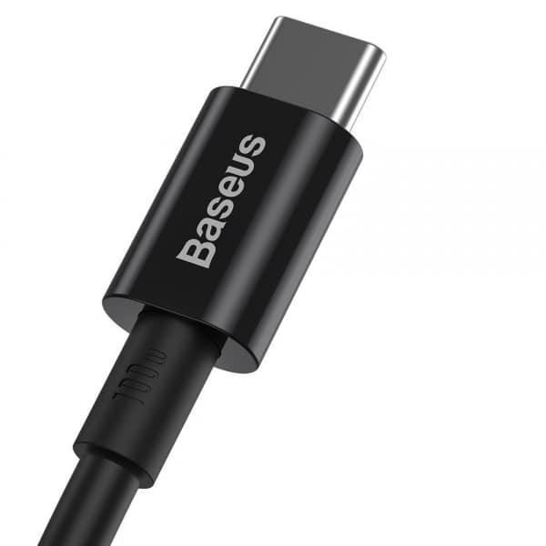 Καλώδιο USB-C σε USB-C Baseus Superior Series, 100W, 5A, 2m, Μαύρο CATYS-C01 - Image 2
