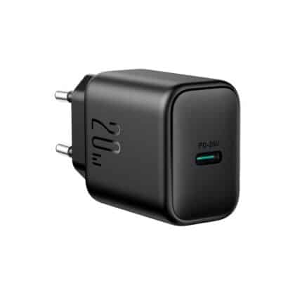 Φορτιστής τοίχου Joyroom JR-TCF20, 20W, 3A, 1 x USB-C, Μαύρο