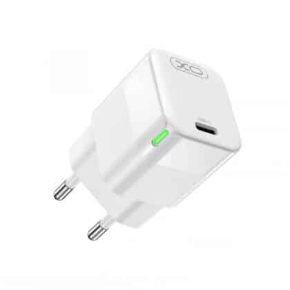 Φορτιστής τοίχου XO DESIGN CE06, 30W, 3A, 1 x USB-C, Λευκό