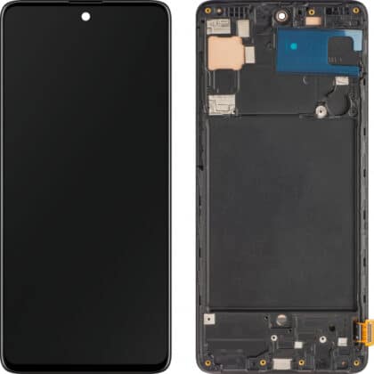 Μονάδα Οθόνης LCD MP για Samsung Galaxy A71 A715, Aftermarket, Μαύρο