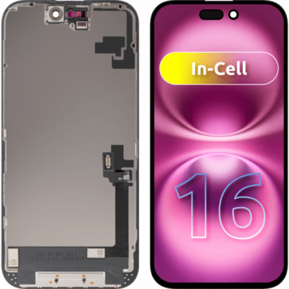 Μονάδα οθόνης LCD ZY για Apple iPhone 16, Έκδοση In-Cell, Μαύρο