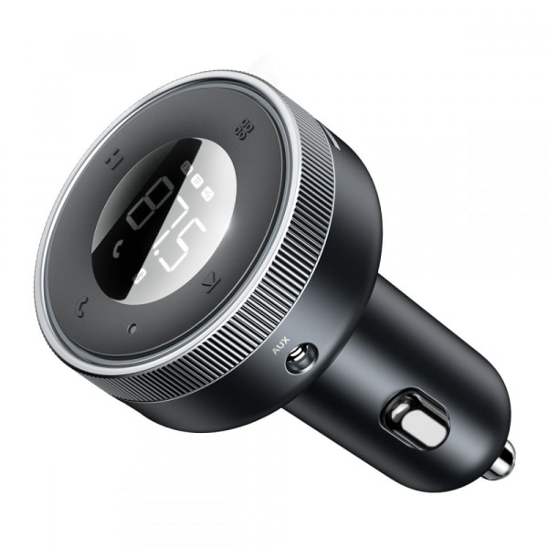 Πομπός FM Bluetooth και φορτιστής αυτοκινήτου Baseus Enjoy, 2 x USB-A, μαύρο CCLH-01 - Image 5