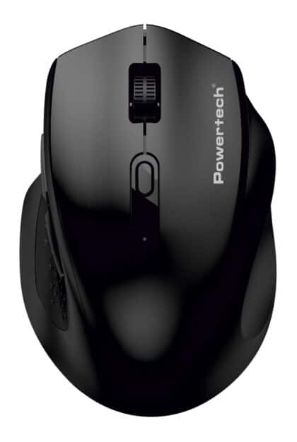 POWERTECH ασύρματο ποντίκι PT-1578, 2.4GHz & Bluetooth, έως 4000DPI, μαύρο