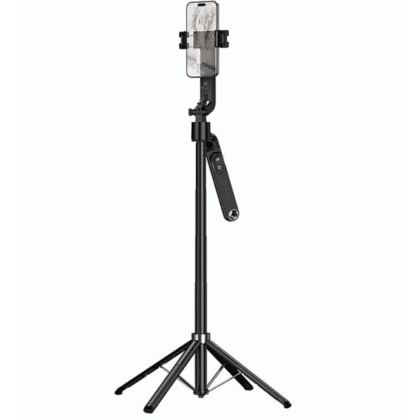 Bluetooth Selfie Stick Hoco K32 με δυνατότητα παρακολούθησης προσώπου, 4,5 ίντσες - 7 ίντσες, μαύρο