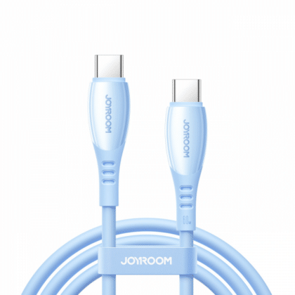 Καλώδιο USB-C σε USB-C Joyroom S-A59 Vibrant, 60W, 3A, 1,2m, Μπλε