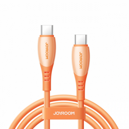 Καλώδιο USB-C σε USB-C Joyroom S-A59 Vibrant, 60W, 3A, 1,2m, Πορτοκαλί