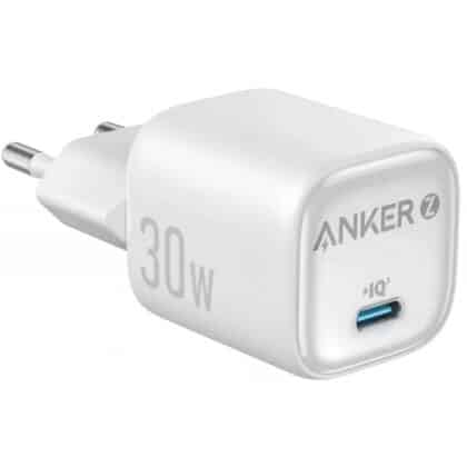 Φορτιστής τοίχου Anker Zolo, 30W, 3A, 1 x USB-C, Λευκό A2698G21