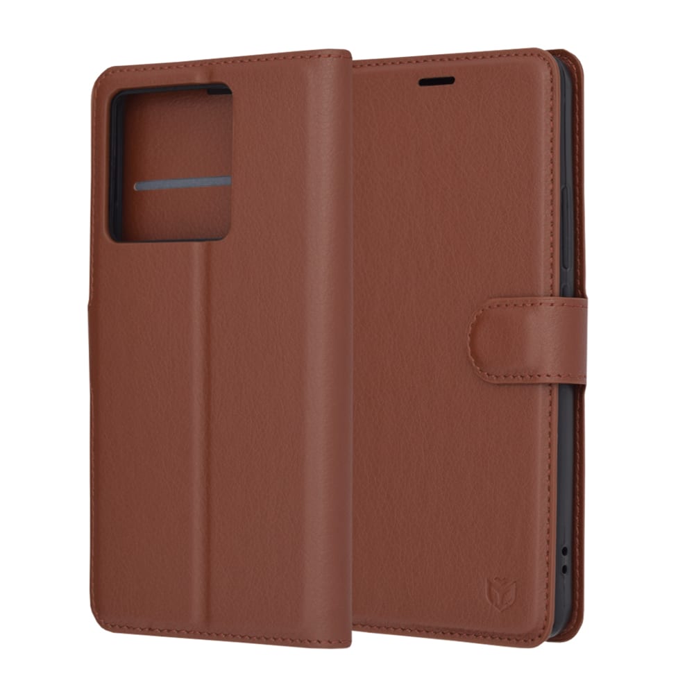 Techsuit Leather Folio - θήκη για Xiaomi 13T - Καφέ - Image 6