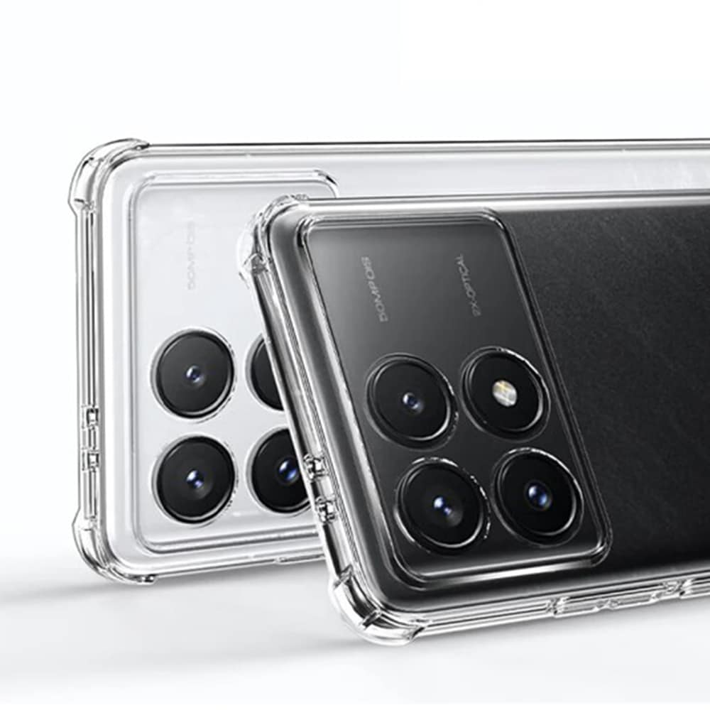 Techsuit Shockproof Clear Silicone - θήκη για Xiaomi Poco F6 Pro - Διάφανο - Image 2